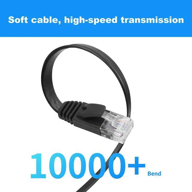 Alt view image 6 of 7 - Lrbners 6.6FT CAT6 Retractable Ethernet Cable with RJ45 Connector Port - High-Speed RJ45 Cable with Flexible Rubber Coating, 10Gbps Network Cable for Lag-Free Gaming, Streaming & Office Use 2-Pack