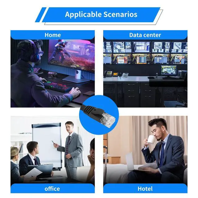 Alt view image 7 of 7 - Lrbners 6.6FT CAT6 Retractable Ethernet Cable with RJ45 Connector Port - High-Speed RJ45 Cable with Flexible Rubber Coating, 10Gbps Network Cable for Lag-Free Gaming, Streaming & Office Use 2-Pack