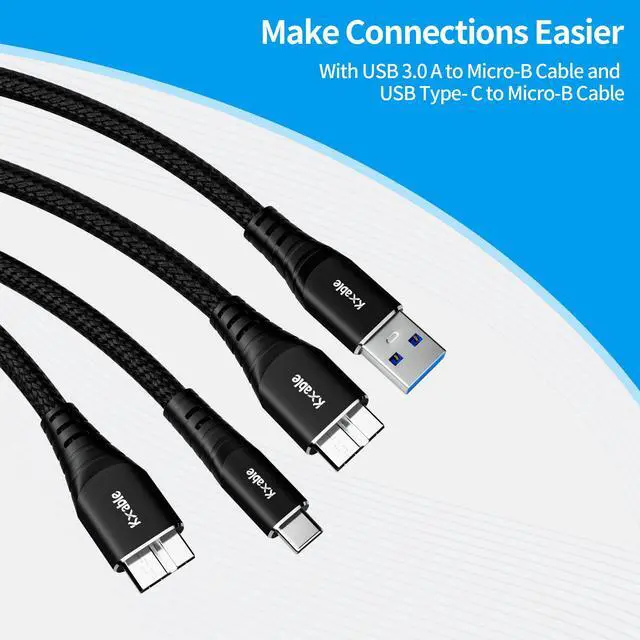 Alt view image 4 of 7 - SD Card Reader 7 in 1, Kxable USB 3.0 Memory Card Reader/Writer 5Gbps, for SD/Micro SD/MS/CF/MMC/XD/SDHC/SDXC Camera Memory Card, Reader for Mac OS, Windows, Linux- with 2 USB A/C to Micro 3.0 Cables
