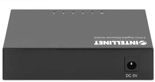Alt view image 4 of 7 - 5-Port Gigabit Ethernet Network Switch, Ethernet Splitter - Unmanaged | Plug & Play | Auto Traffic Optimization | Fanless Metal Housing - for Computer Networking Hub, Desktop 530378