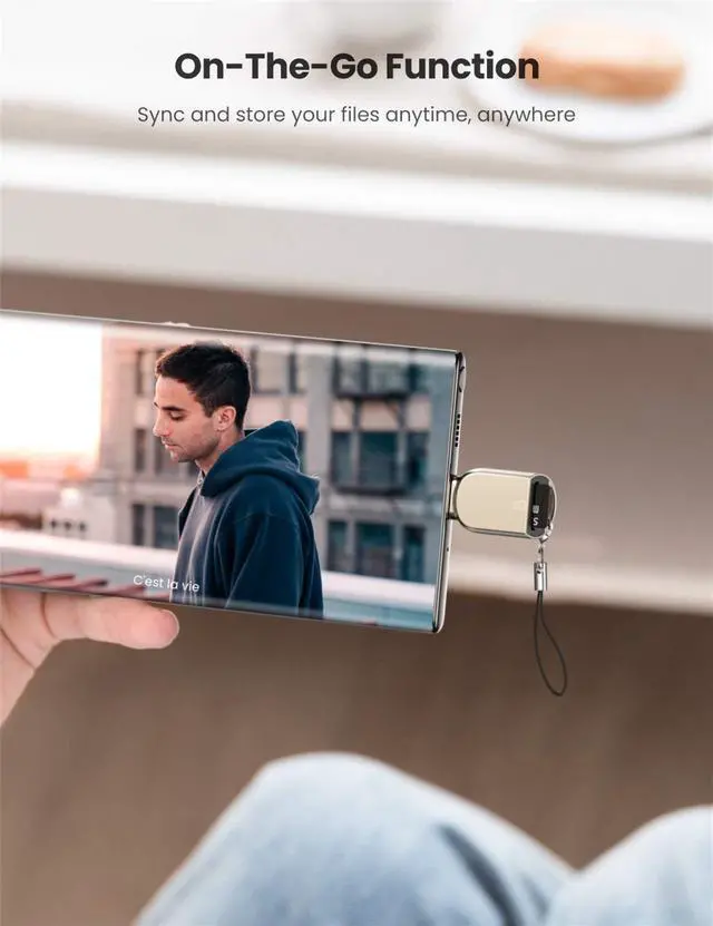 Alt view image 4 of 7 - UGREEN USB C Micro SD Card Reader, Type C to Micro SD Card Adapter with Zinc Alloy External, Portable SD Card Reader USB C for TF Micro SDHC SDXC, Compatible with Samsung/Mac/iPad Pro/iPhone 15 16