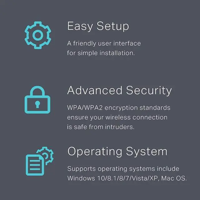 Alt view image 7 of 7 - TP-Link USB WiFi Adapter for PC(TL-WN725N), N150 Wireless Network Adapter for Desktop - Nano Size WiFi Dongle for Windows 11/10/7/8/8.1/XP/ Mac OS 10.9-10.15 Linux Kernel 2.6.18-4.4.3, 2.4GHz Only