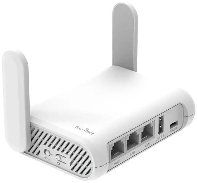 Main image of GL.iNet GL-SFT1200 (Opal) Portable WiFi Travel Router, Mini VPN Wireless Router for Fiber Optic Modem, Mobile Internet WiFi Repeater, Dual Band Openwrt Computer Routers, Home/Business/RV/Cruise