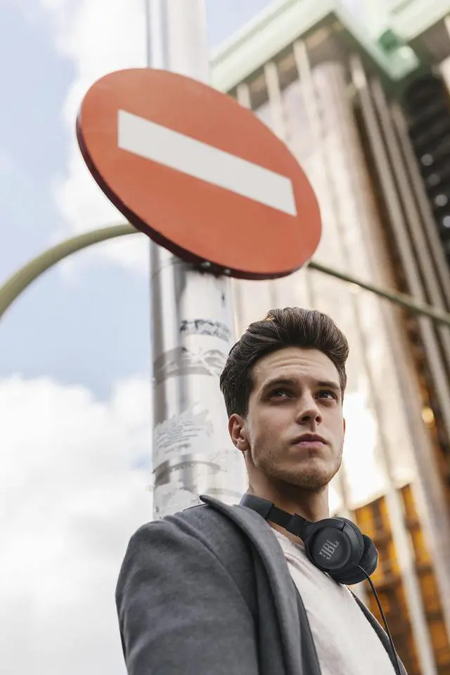 Alt view image 2 of 7 - JBL Tune 500 - Wired on-ear headphones, JBL Pure Bass Sound, 1-button remote/mic, Tangle-free flat cable, Lightweight and foldable design, Ask Siri or Google Now (Black)