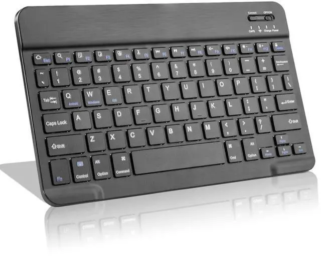 Main image of EDIVIA Wireless Keyboard for Tab S7/S8/S9/S10,Universal Slim Portable Bluetooth Keyboard Compatible with Tab S7/S8/S9/S10 with Built in Rechargeable Battery,Black