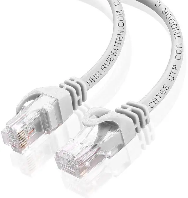Alt view image 7 of 7 - AvesView CAT 6 Ethernet Cable 10FT (10 Pack), Indoor High-Speed 10Gbps Snagless CAT6 10FT Ethernet Cable for Internet, Router, Computer, PlayStation, Xbox, POE Camera, Printer (White, 10FT)