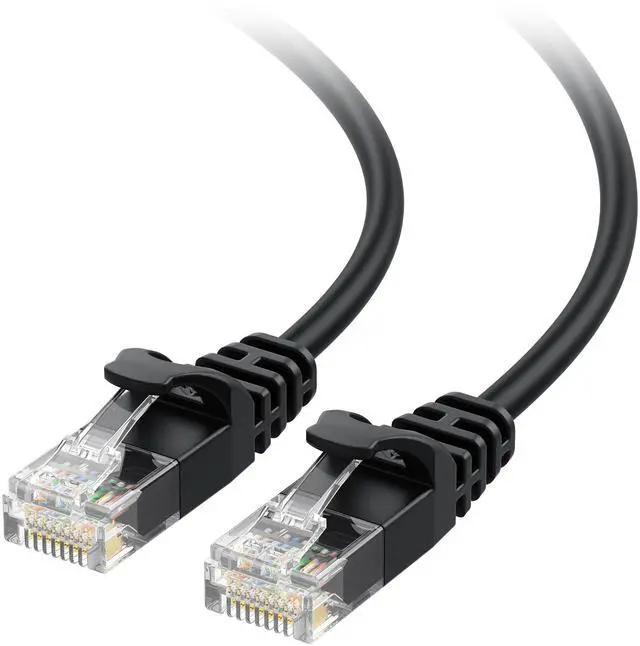 Main image of Cable Matters 10Gbps Snagless Cat 6 Ethernet Cable - 25ft, Slim Profile Cat 6 Cable, Cat6 Cord, Thin Ethernet Cord, Black