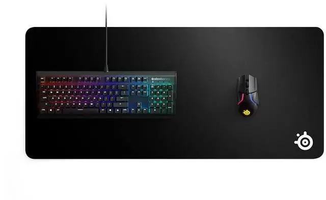 Alt view image 2 of 4 - SteelSeries QcK Gaming Mouse Pad - XXL Thick Cloth - Sized to Cover Desks