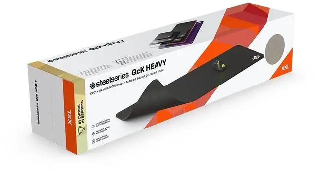 Alt view image 3 of 4 - SteelSeries QcK Gaming Mouse Pad - XXL Thick Cloth - Sized to Cover Desks