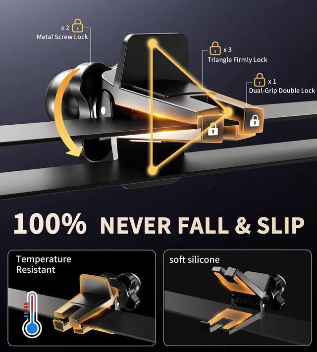 Alt view image 6 of 6 - Mukiya for MagSafe Car Mount Charger with Adapter, 360° Rotation Magnetic Wireless iPhone Car Charger for Air Vent, Compatible with iPhone 17/16/15/14/13/12 Series