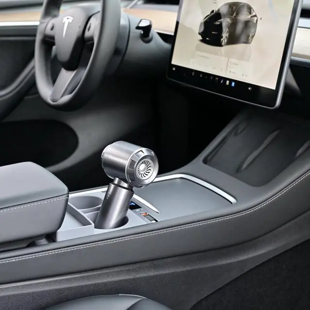 Alt view image 3 of 6 - Sharperlife Portable Handheld Vacuum Cordless Cleaner, Rechargeable with 15000Pa Strong Suction for Car, Home and Camping, 30mins Runtime, Lightweight, Eco-Friendly Packaging