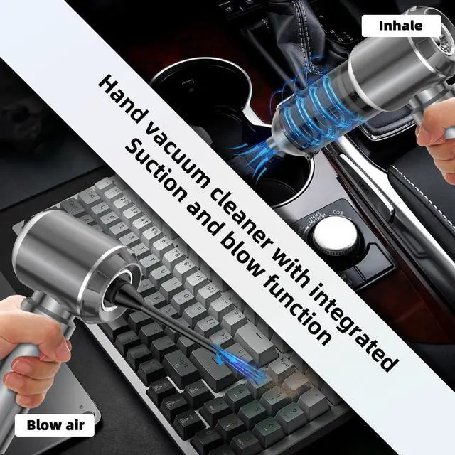 Alt view image 3 of 7 - Handheld Vacuum Cleaner, 28000Pa 4 in 1 Handheld Vacuum Cordless, Brushless Motor, One-Touch Dust Removal, 3 Speeds Car Vacuum Cleaner Portable Cordless, Ideal for Office, Home, Kitchen, Car, Pet Hair