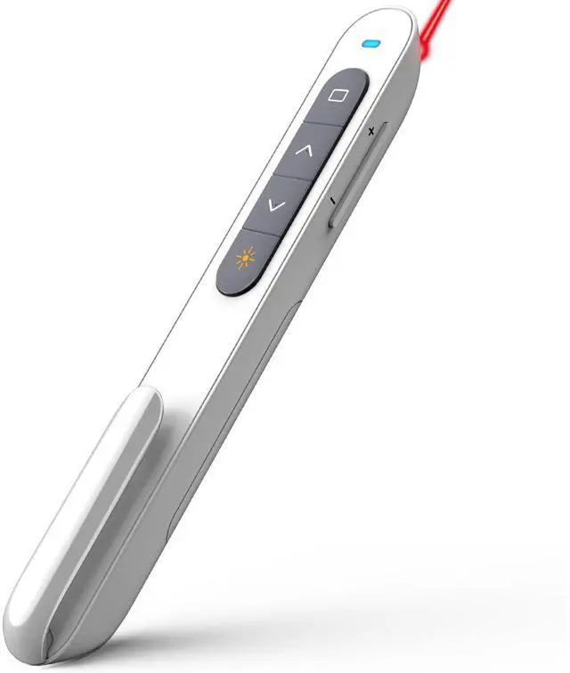 Main image of Norwii N27 Wireless Presentation Clicker, Hyperlink Volume Control Powerpoint Clicker, 328FT Red Light Control Range Clicker for Powerpoint Presentations Remote Pointer Slide Advancer