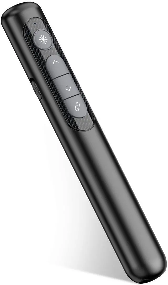 Main image of Presentation Clicker for PowerPoint, RF 2.4GHz USB Wireless Presenter Remote with Volume Control, PowerPoint Clicker Slide Advancer for Mac, Laptop, Keynote, Windows