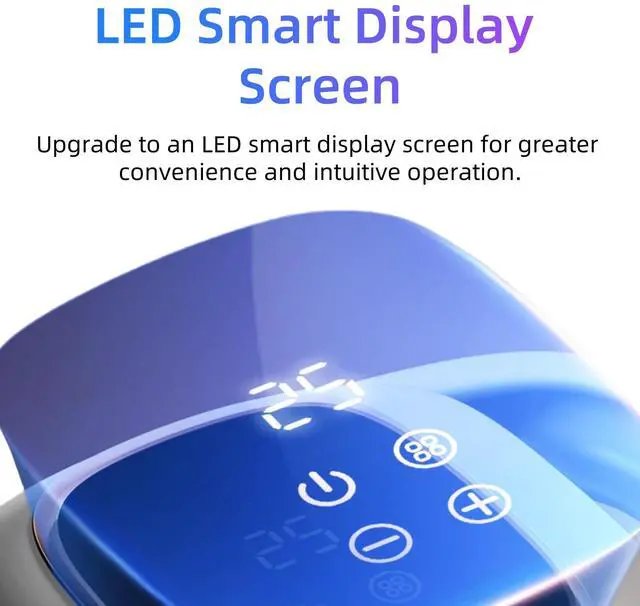 Alt view image 7 of 7 - 6-Head Massage Gun, Deep Tissue Back Massager with 30 Levels & 3 Modes, Electric Percussion Massager for Thighs, Arms, Waist, Back, Full Body Muscle Pain Relief, Ideal Gifts for Women and Men (6)