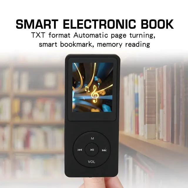 Alt view image 6 of 7 - MP3 MP4 Player 8GB Memory 64GB Expandable, 30 Hours Playback, Lightweight and Portable, Easy to Use, Lossless Sound Quality, Supports Multiple Formats (Black)