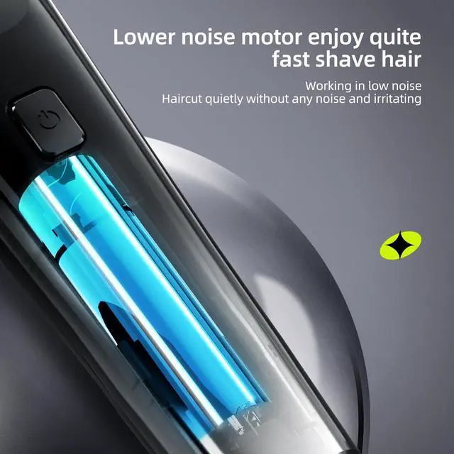 Alt view image 3 of 7 - beici Hair Clippers for Men and Kids Adjustable Length Trimmer Haircut Professional Haircuts Tool Grooming 6 Kit LED Screen Display Fast Charge for Family Black