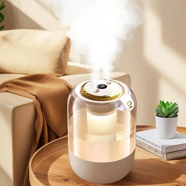 Main image of SwiftCool Air Humidifier for Bedroom, 2L Quiet Cool Mist Humidifier for Plants Dorm Room Office Home Car Personal Humidificador with 3 Mist Modes & Night Light