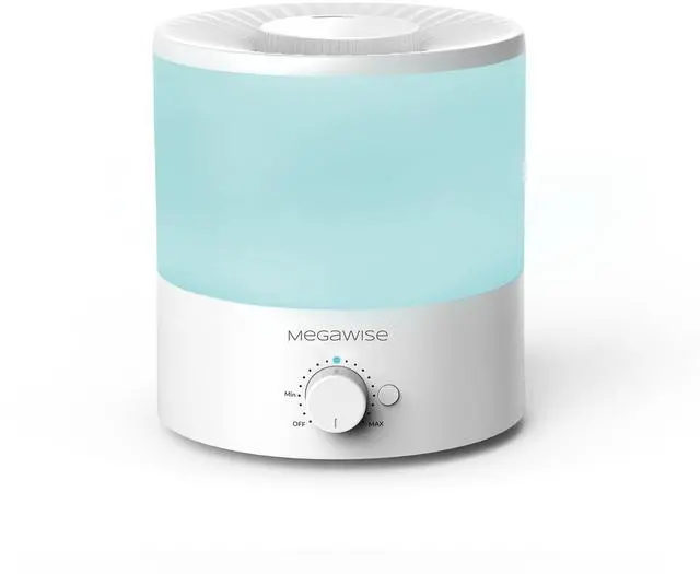 Main image of MegaWise Ultrasonic Cool Mist Humidifier SK7620 - 1.5L Capacity, Whisper-Quiet Operation, Adjustable Mist Output, Auto Shut-Off - Ideal for Home, Office, Baby Room, and Bedroom