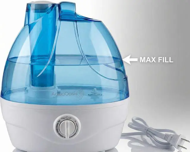 Alt view image 5 of 7 - AquaOasis® Cool Mist Humidifier (2.2L Water Tank) Quiet Ultrasonic Humidifiers for Bedroom & Large room - Adjustable -360 Rotation Nozzle, Auto-Shut Off, Humidifiers for Babies Nursery & Whole House