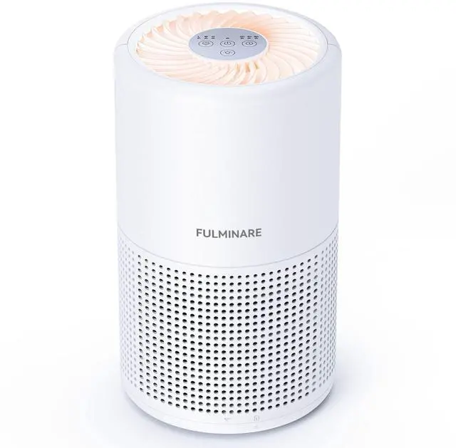 Main image of Air Purifiers for Bedroom, FULMINARE H13 True HEPA Air Filter, Quiet Air Cleaner With Night Light, Portable Small Air Purifier for Home, Office, Living Room