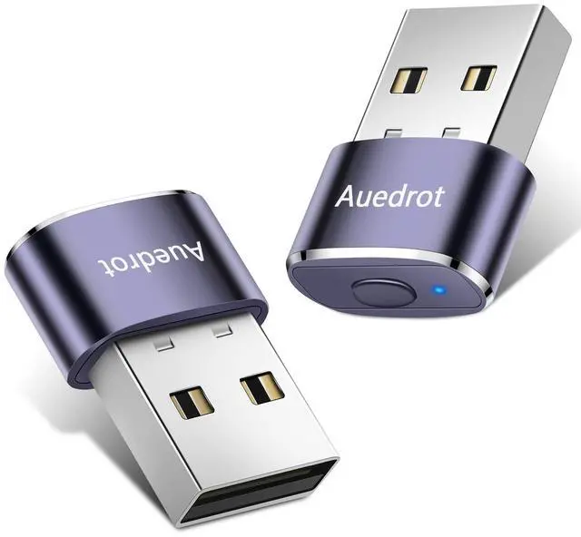 Main image of AUEDROT Mouse Jiggler Undetectable Metal USB Mouse Mover with Switch Button, Automatic Mini Mouse Shaker with 2 Jiggle Modes, Plug and Play, Keep Computer/Laptop Awake, Purple, 2 PCS