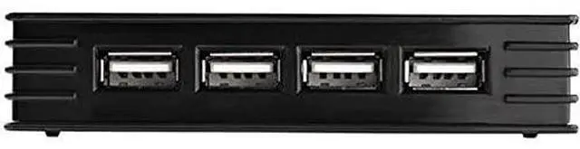 Alt view image 2 of 5 - 7 Port USB 2.0 Hub Portable and Compact Bus Powered USB 2.0 Extender USB Multiport Expander, TAA (ST7202USB)