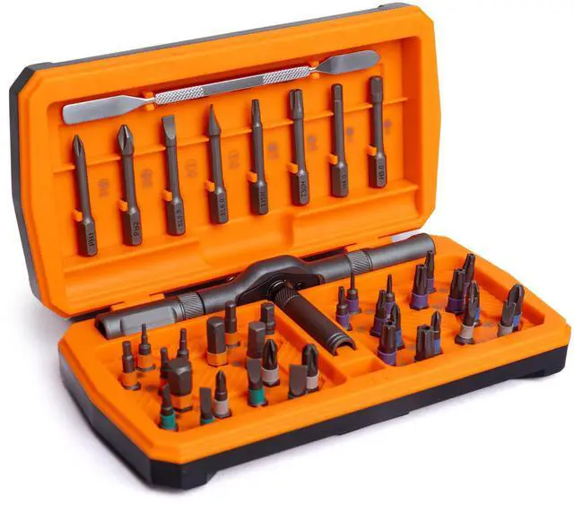Alt view image 2 of 5 - ANVANNA 42-IN-1 Magnetic Screwdriver Set is a manual precision tool kit designed specifically for home assembly, electronic repair, and DIY projects