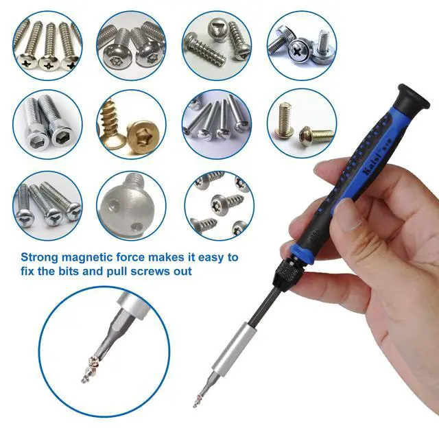 Alt view image 5 of 7 - Kaisi 136 in 1 Electronics Repair Tool Kit Professional Precision Screwdriver Set Magnetic Drive Kit with Portable Bag