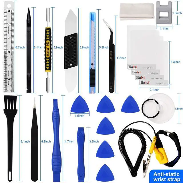 Alt view image 7 of 7 - Kaisi 136 in 1 Electronics Repair Tool Kit Professional Precision Screwdriver Set Magnetic Drive Kit with Portable Bag