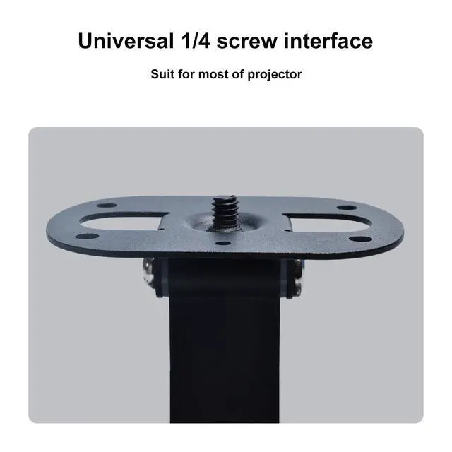 Alt view image 4 of 7 - Projector Stand Table, Desktop Foldable Stand, Projector Ceiling Mount, Easy Setup with 180-Degree Adjustment, Compatible with Most Projectors for Home,Outdoor,Office