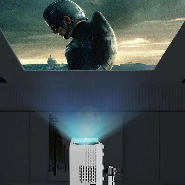 Alt view image 7 of 7 - HANTAQ Desktop Mini Video Projector Stand Mount, Angle Adjustable Mini Projector Stand with 1/4in Mounting Screw, with 360°Rotatable adapter for Projector CCTV DVR