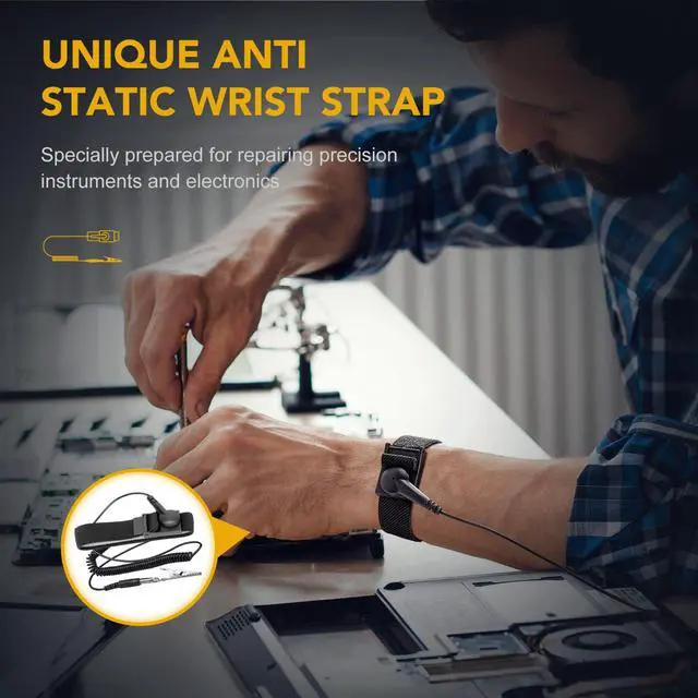 Alt view image 5 of 7 - VIGRUE Electric Screwdriver, 155 IN 1 Mini Precision Screwdriver Set, 3 Torque Settings with 140 Magnetic Precision Bits, Power 650mAh Cordless Screwdriver Kit for Laptop Camera Watch Drones Repair