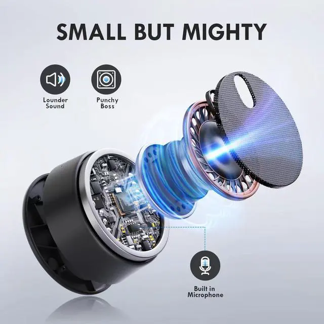 Alt view image 2 of 7 - ROFALL USB Computer Speakers with Microphone, PC Laptop Speaker with Mic, 2 Sound Modes, Hand Free Enhanced Voice Pick up, Compatible with Zoom for Personal Call and Home Office Meeting