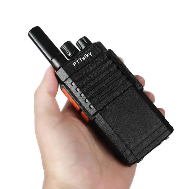 Alt view image 6 of 7 - Walkie Talkies for Adults, FR2 Handheld Long Range Walkie Talkies, Portable FRS Two Way Radio, Rechargeable USB-C Charging, VOX, License Free, for Road Trip Hiking Cruise Camping 2 Pack Black