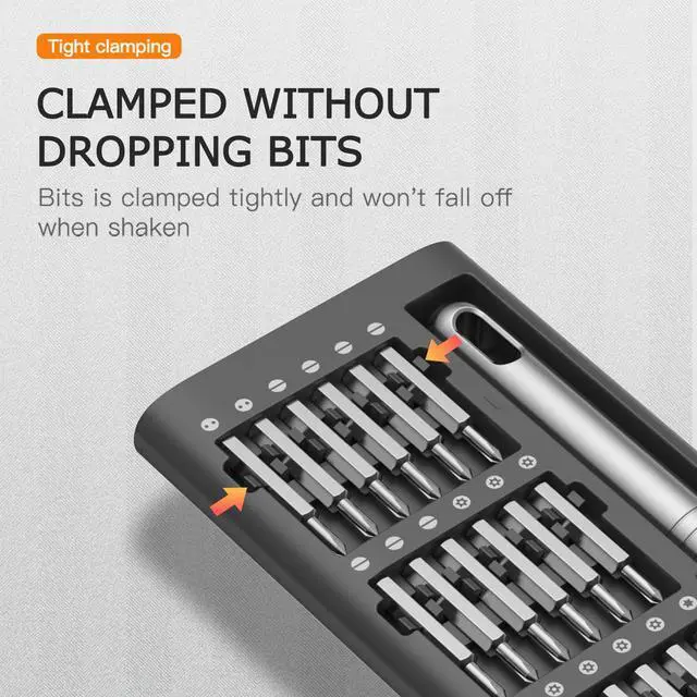 Alt view image 3 of 6 - Ecraber 51-in-1 Mini Precision Screwdriver Sets, Portable Magnetic Mini Repair Tool Kit for Phone, Computer, Watch, Laptop, Macbook, Ring Doorbell, Eyeglass, Electronic, Screw Driver