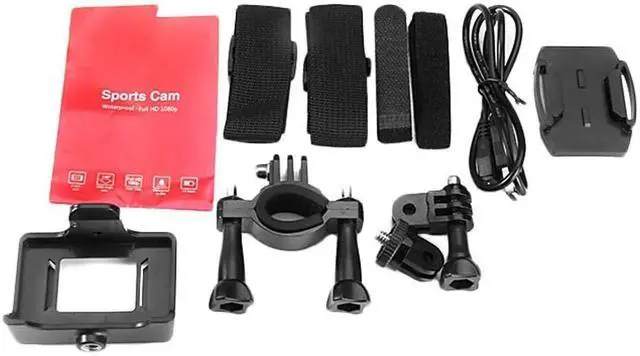 Alt view image 7 of 7 - Action Camera, 1080P 12MP Sports Camera Full HD 2.0 Inch Action Cam 30m/98ft Underwater Waterproof Camera with Mounting Accessories Kit