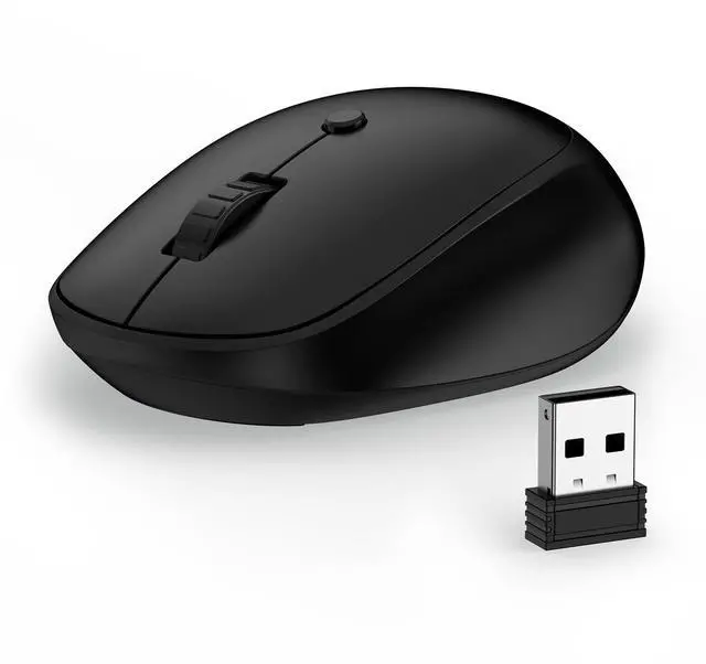 Main image of CIQILY Wireless Mouse,2.4G Quiet Computer Mouse with USB Receiver, 800/1200/1600 DPI,4 Buttons Portable Optical Cordless USB Mice for Chromebook,Laptop,Windows,PC, Mac,iPad,Linux