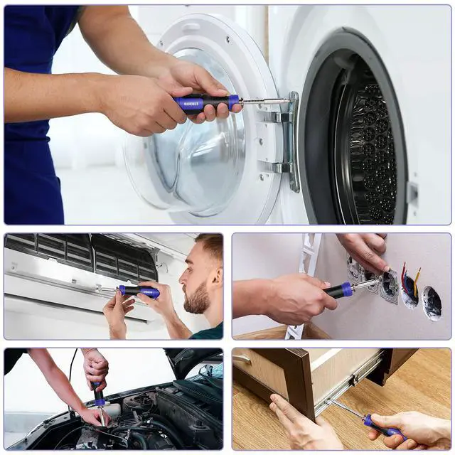 Alt view image 6 of 7 - STREBITO Precision Screwdriver Set 191-Piece Multi-Bit Screwdriver 1/4 Inch Nut Driver Home Improvement Tool Electronic Repair Kit for Computer, iPhone, Laptop, PC, Cell Phone, PS4, Xbox, Nintendo