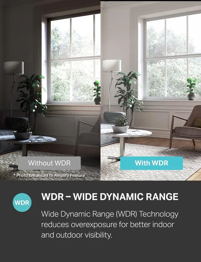 Alt view image 3 of 4 - 1080p Indoor Pan/Tilt Wired Security Camera - Works as a Baby & Pet Monitor, Motion Detection & Tracking, 2-Way Audio, Night Vision, Subscription-Free Local Storage or Optional Cloud, EC71