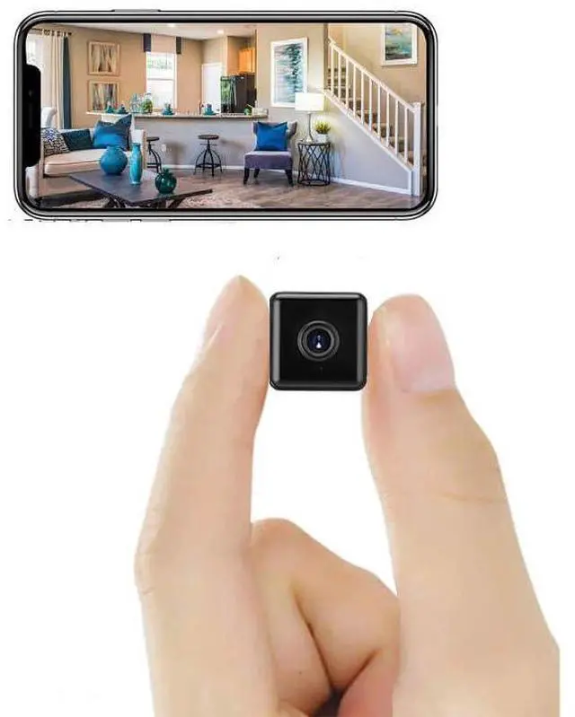 Main image of Mini Indoor Wireless WiFi Camera Small Home Security Cameras Body Small Outdoor HD Spy Micro Nanny Cam Pet Dog Babysitter House Security Camaras Room Cams No Need Wifi Cam Compatible with Android