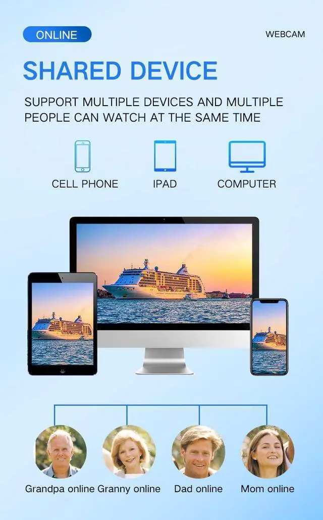 Alt view image 4 of 7 - Mini Indoor Wireless WiFi Camera Small Home Security Cameras Body Small Outdoor HD Spy Micro Nanny Cam Pet Dog Babysitter House Security Camaras Room Cams No Need Wifi Cam Compatible with Android