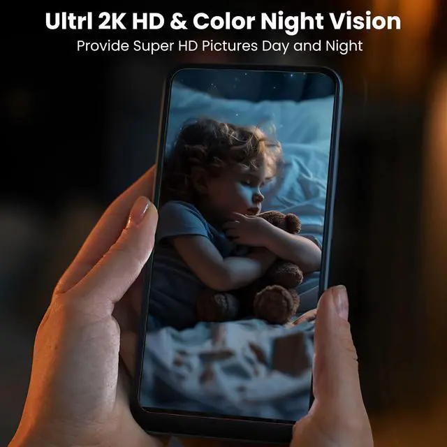 Alt view image 3 of 7 - 2026 Upgraded 2K Security Cameras Wireless Outdoor, Free Cloud Storage, 1-6 Months Battery Life, Waterproof, 2-Way Talk, AI Motion Detection Spotlight Siren Alarm Cameras for Home Security