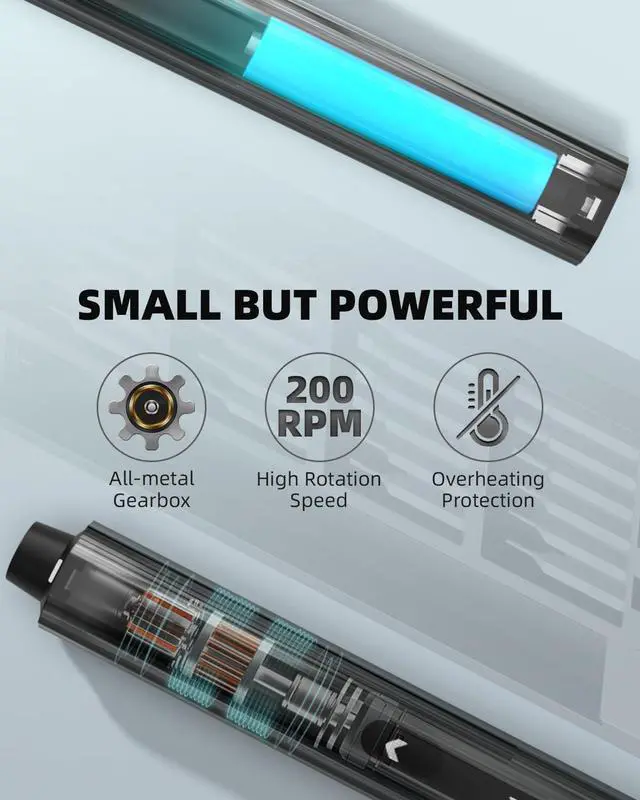 Alt view image 5 of 7 - Mini Electric Screwdriver with Display, Precision Electric Screwdriver with 5 Torque Settings, 48pcs S2 Magnetic Bits, LED Light,Electric Screwdriver Cordless for Electronics Phone Camera Laptop Watch