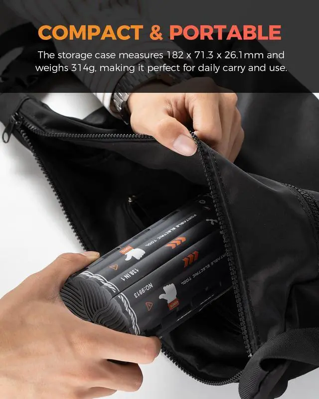 Alt view image 4 of 7 - VMAN Electric Screwdriver Kit, 138 in 1 Precision Electric Screwdriver, 120 S2 Metal Magnetic Bits, LED Light, 3.7V Rated Voltage, Repair Tool Kit for Phone Watch Camera Laptop PC,Grey