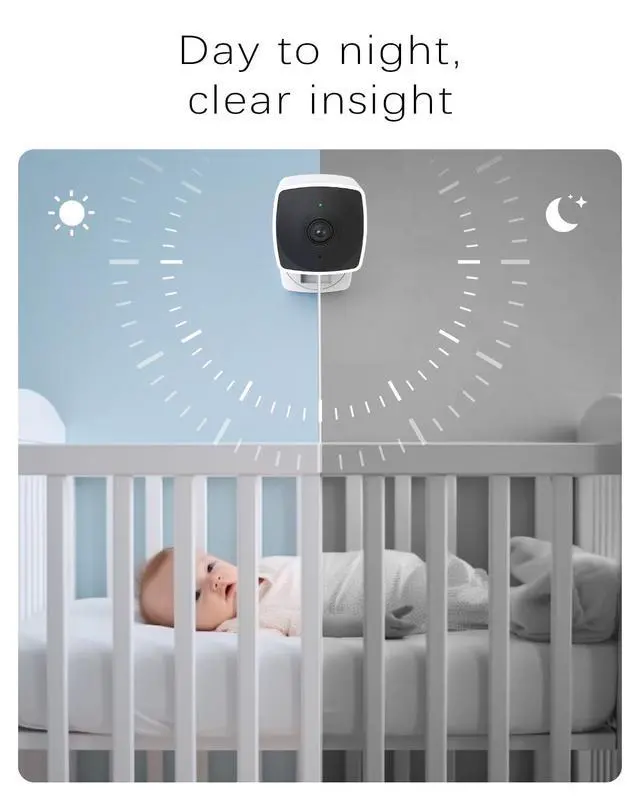 Alt view image 6 of 7 - blurams 2.4G/5G Cameras for Home Security, 2K Pet Camera Indoor with Phone App, Window Security Camera w/Motion Detection, 2-Way Talk, IR Night Vision