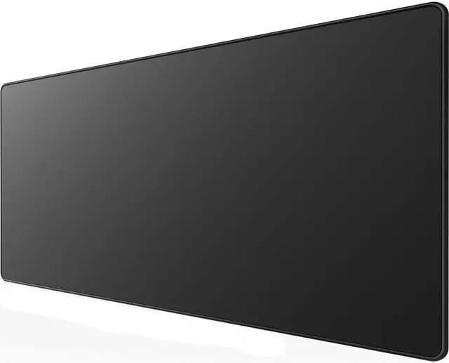 Main image of Large Gaming Mouse Pad with Superior Micro-Weave Cloth, 31.5"x11.8" Extended Desk Pad with Stitched Edges, Non-Slip Base, Waterproof Keyboard Mat for Office & Home, Black