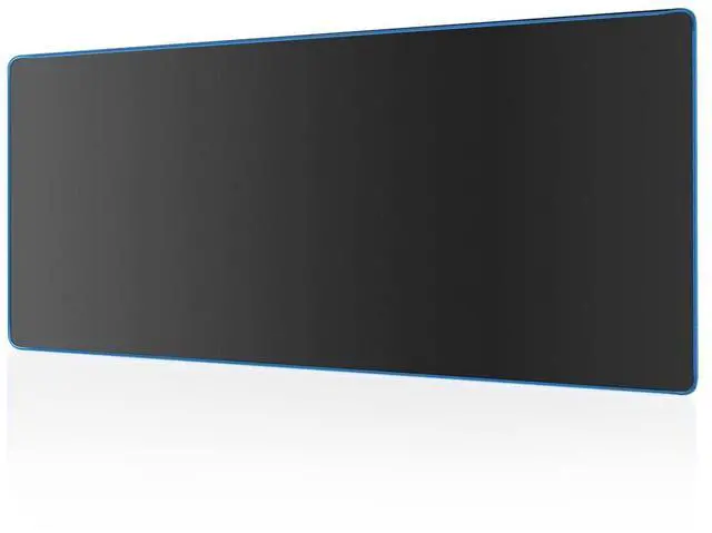 Main image of Large Gaming Mouse Pad(35.4x15.7x0.16in), Black Thick Computer Extended Mousepad for Laptop, Smooth Keyboard Mat with Non Slip Rubber Base, Stable Desk Pad Blotter with Durable Stitched Edges