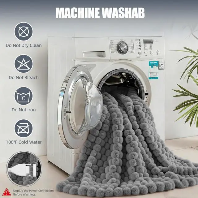 Alt view image 7 of 7 - Eastsora Heated Blanket Throw 50" x 60" Soft Ribbed Faux Fur Flannel Fast Heating 12 Heat Levels 112H Timer & Overheat Protection & Auto Shut-Off & ETL FCC & Machine Washable Heated Throw