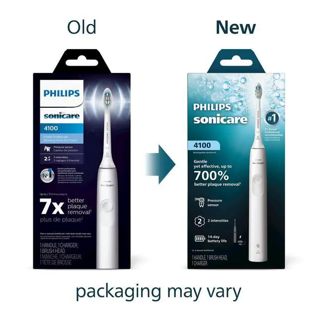 Alt view image 2 of 7 - Electric Toothbrush - Sonic Toothbrush with Advanced Sonic Technology, Pressure Sensor, Two Intensity Settings, Smartimer & Quadpacer, White, Model HX3681/23